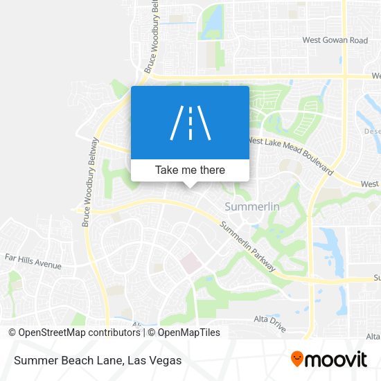 Mapa de Summer Beach Lane