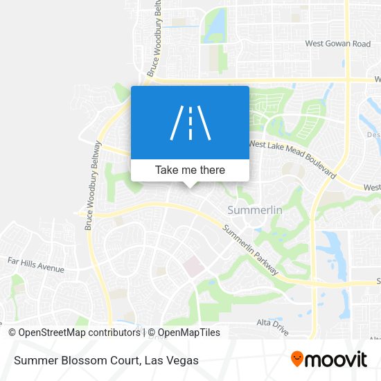 Summer Blossom Court map