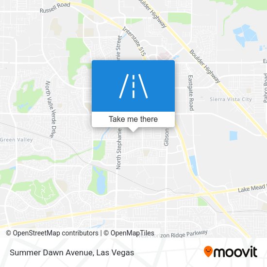 Mapa de Summer Dawn Avenue