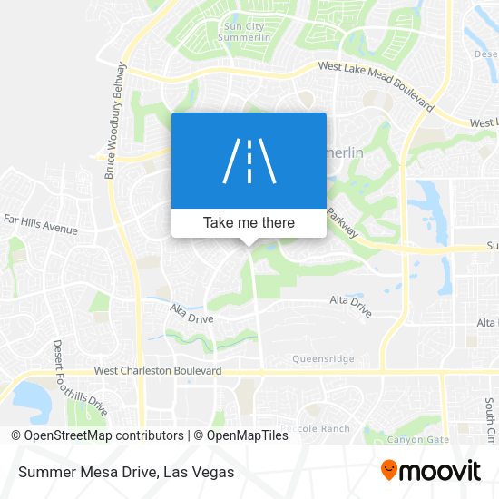 Summer Mesa Drive map