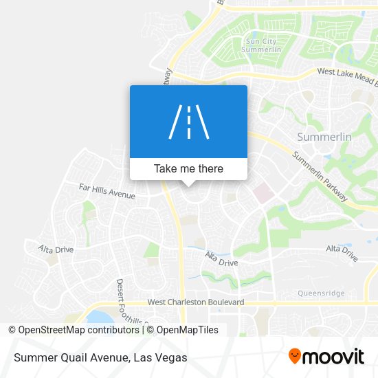 Summer Quail Avenue map