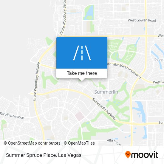 Mapa de Summer Spruce Place