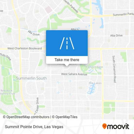 Summit Pointe Drive map