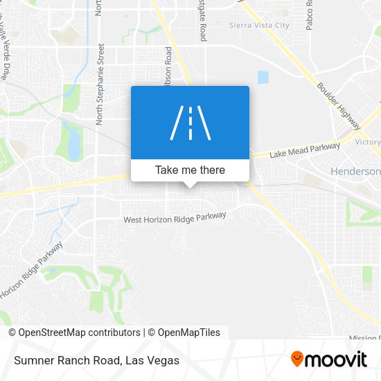 Sumner Ranch Road map