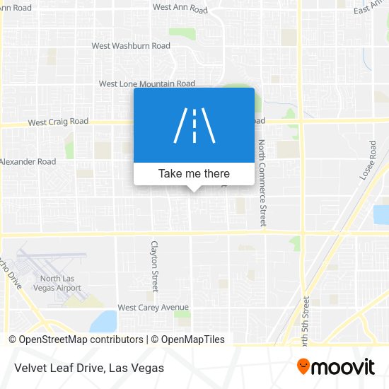 Velvet Leaf Drive map