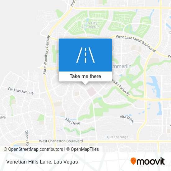Mapa de Venetian Hills Lane