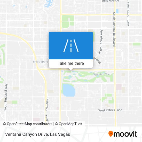 Ventana Canyon Drive map