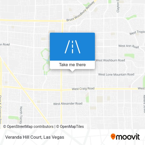 Veranda Hill Court map