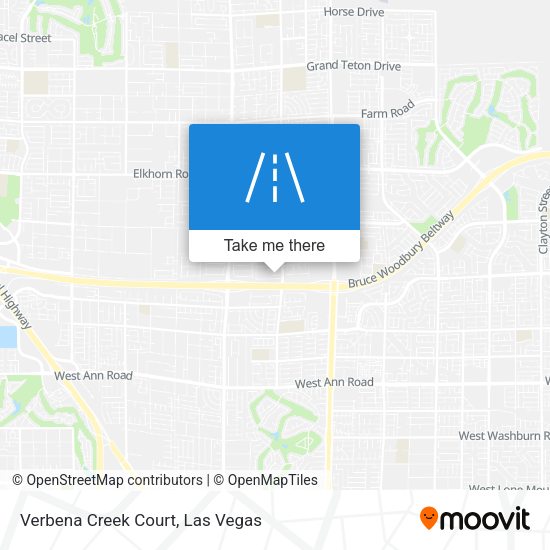 Verbena Creek Court map