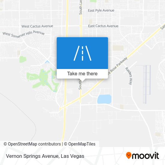 Vernon Springs Avenue map