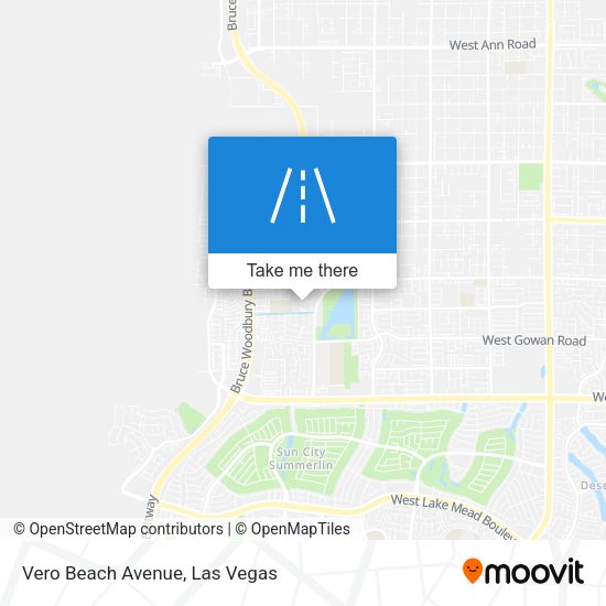 Vero Beach Avenue map