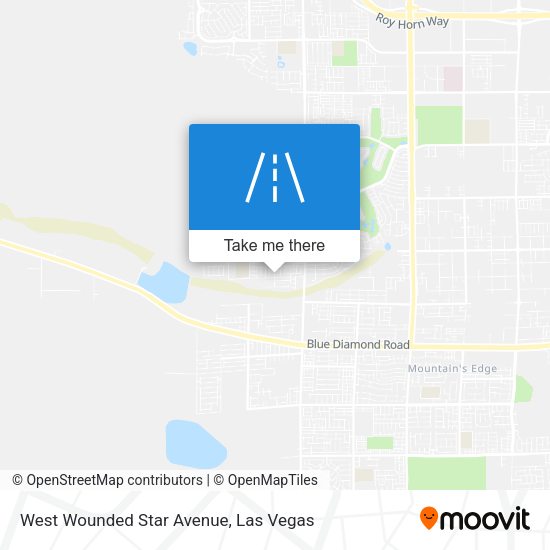 West Wounded Star Avenue map
