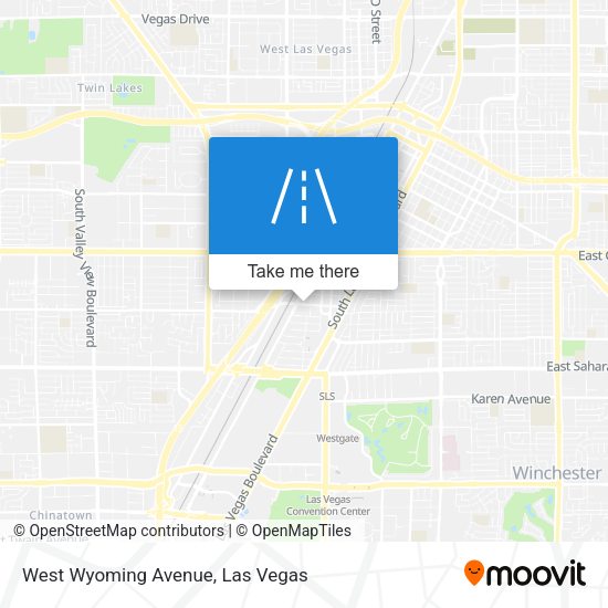 West Wyoming Avenue map