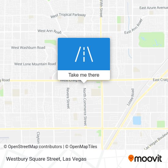 Westbury Square Street map