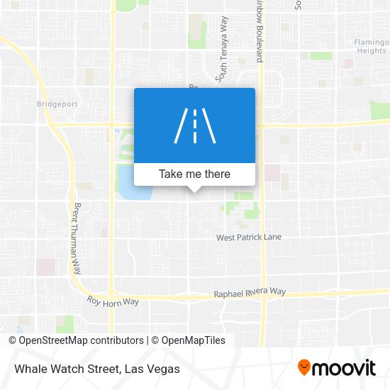 Mapa de Whale Watch Street