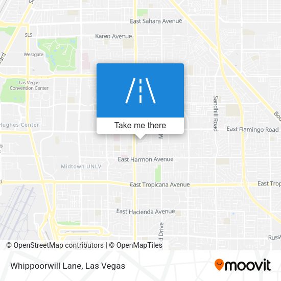 Whippoorwill Lane map