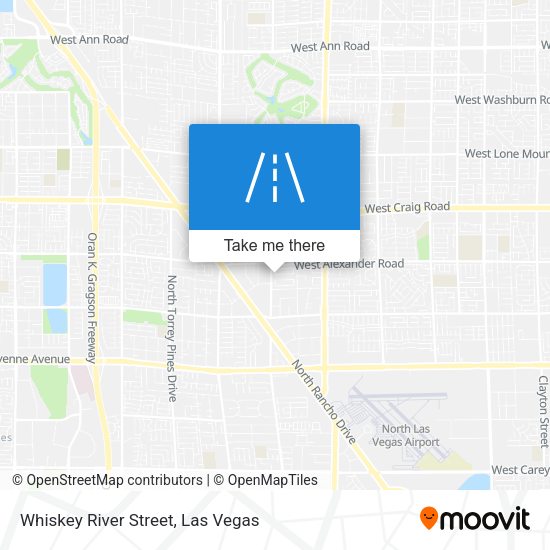 Whiskey River Street map
