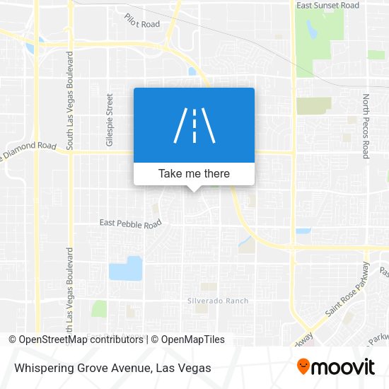 Whispering Grove Avenue map