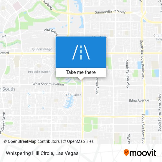 Whispering Hill Circle map