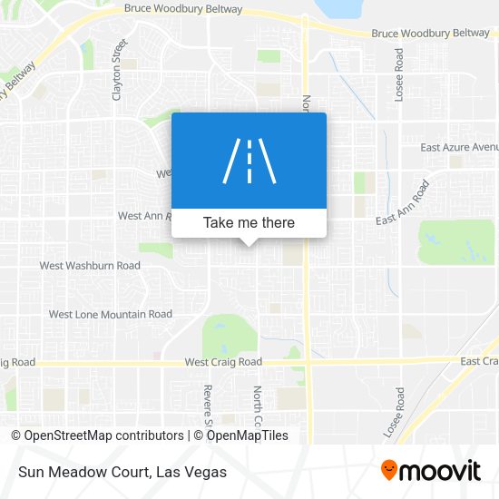 Sun Meadow Court map
