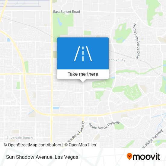 Mapa de Sun Shadow Avenue