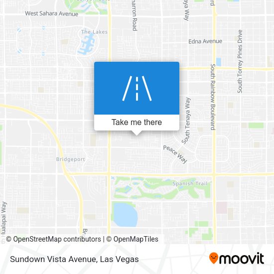 Mapa de Sundown Vista Avenue