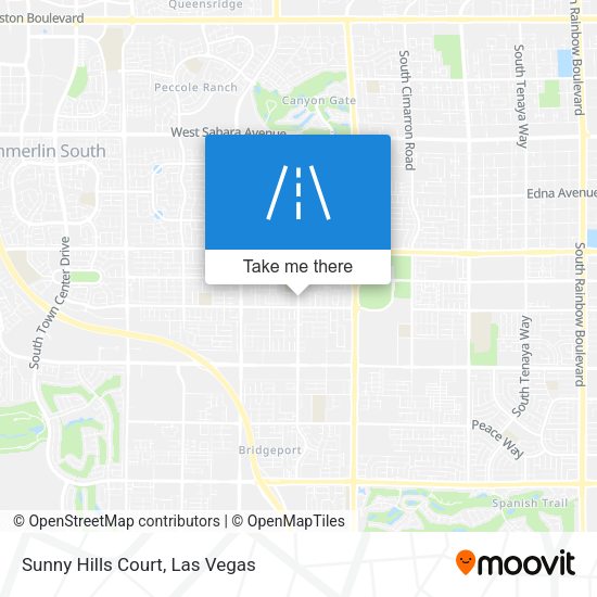 Sunny Hills Court map