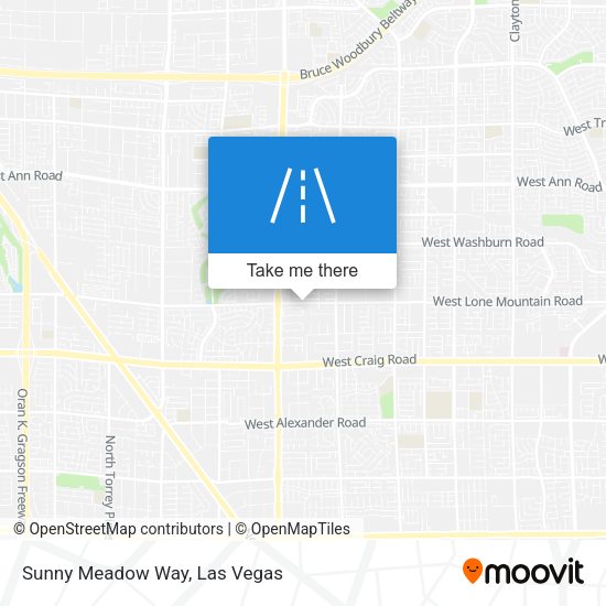 Sunny Meadow Way map