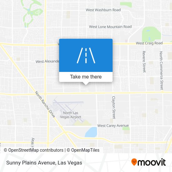 Mapa de Sunny Plains Avenue