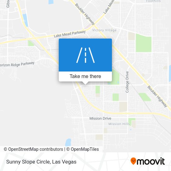 Sunny Slope Circle map