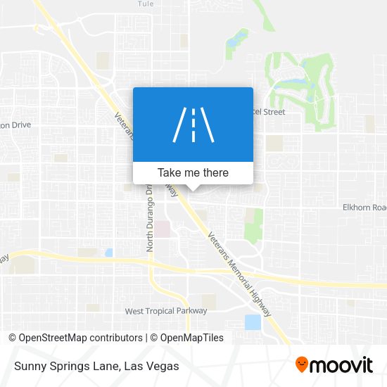 Sunny Springs Lane map