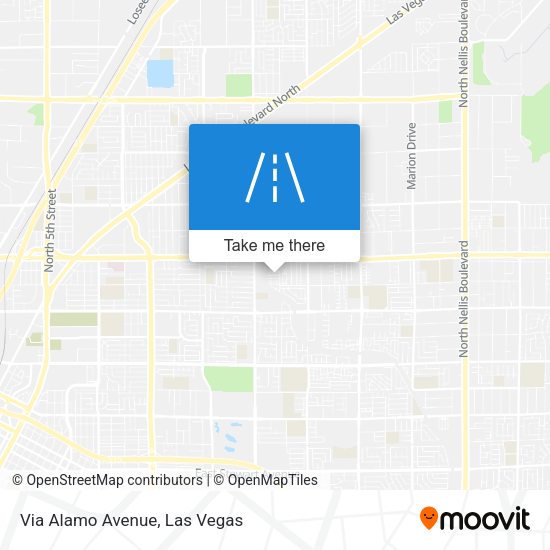 Via Alamo Avenue map