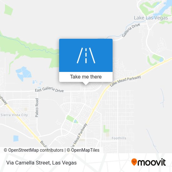 Via Camella Street map