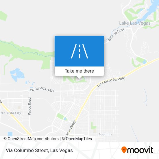 Via Columbo Street map