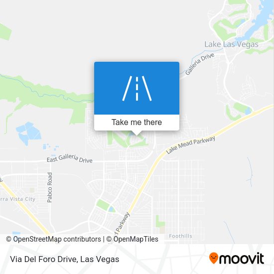 Via Del Foro Drive map
