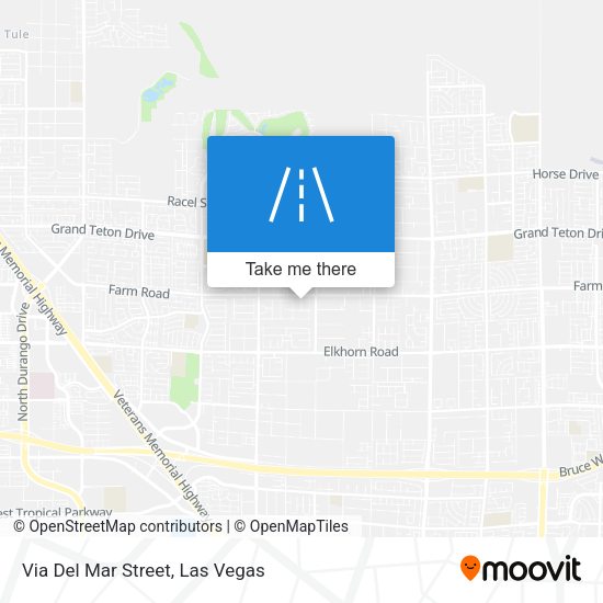 Via Del Mar Street map