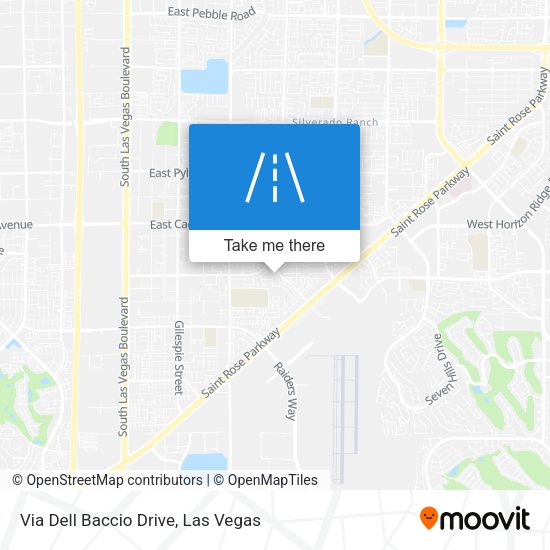 Via Dell Baccio Drive map