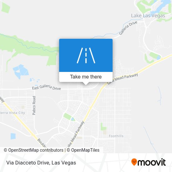 Via Diacceto Drive map