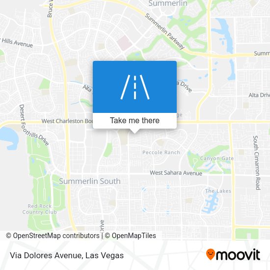 Mapa de Via Dolores Avenue