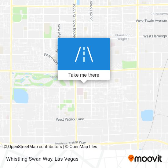 Whistling Swan Way map