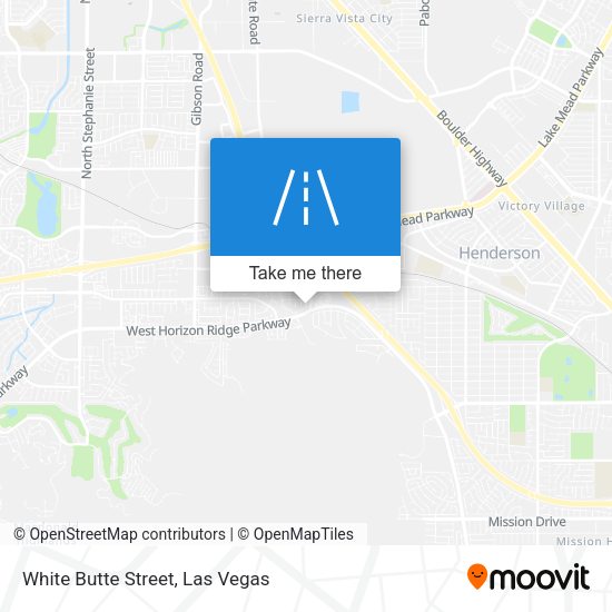White Butte Street map