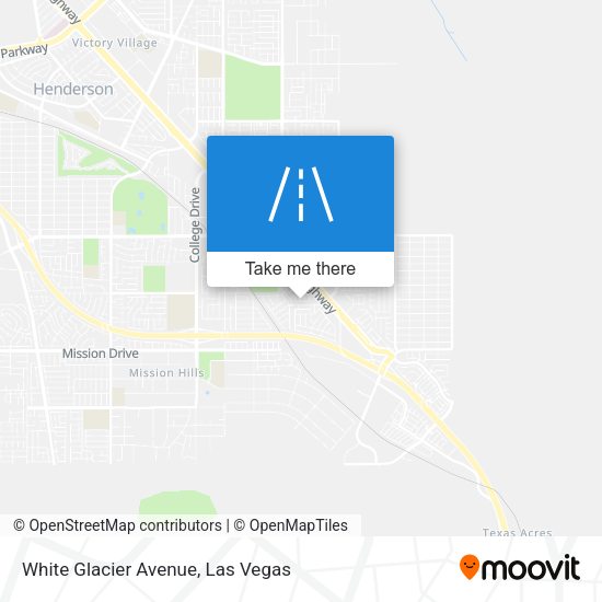 Mapa de White Glacier Avenue