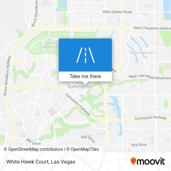 Mapa de White Hawk Court