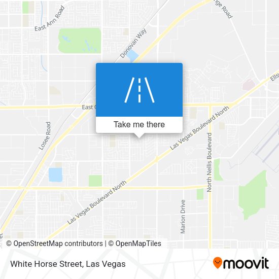 White Horse Street map