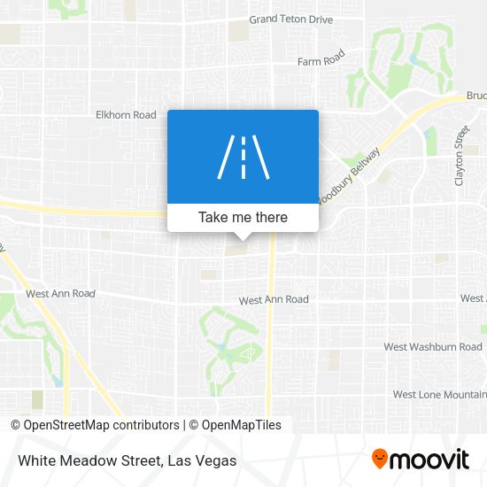 White Meadow Street map