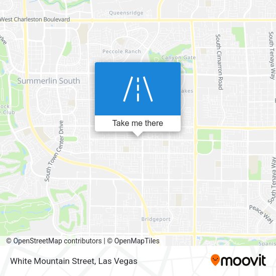 Mapa de White Mountain Street