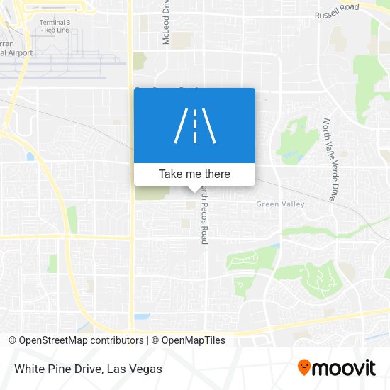 Mapa de White Pine Drive