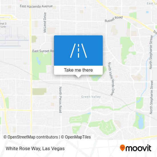 Mapa de White Rose Way