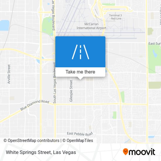 White Springs Street map