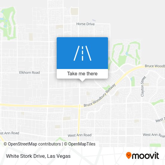 Mapa de White Stork Drive